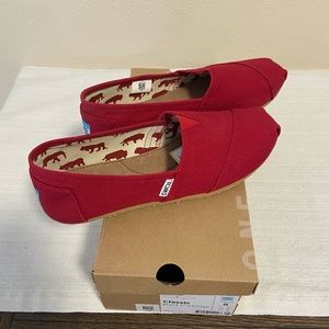 Classic Red Canvas TOMS